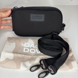 Dagne Dover Mara Neoprene Phone Sling Black